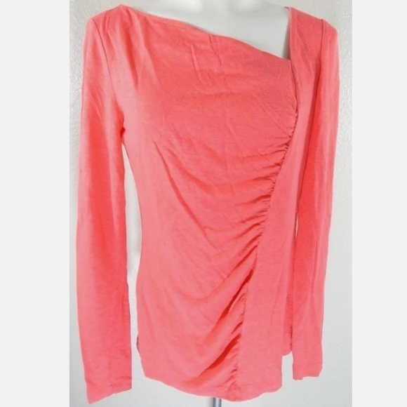 Lafayette 148 Ruched Asymmetrical Top - Picture 1 of 3